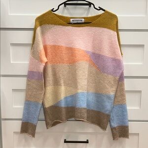 Colorful Striped Sweater S